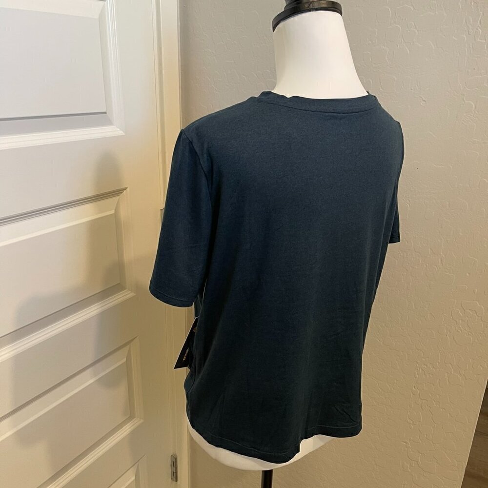 Stretchtherules Knotted T-Shirt in Blue - Size Large - NWT (311) - Picture 8 of 8